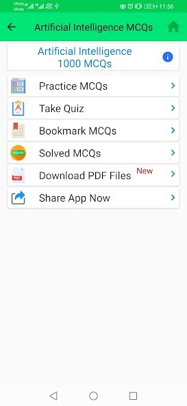 Emulate Artificial Intelligence MCQs from MyAndroid or run Artificial Intelligence MCQs using MyAndroid