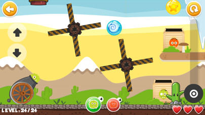 Emulate iPhone app Artillery Monster Box FREE - Physics Puzzle Game using MyAndroid