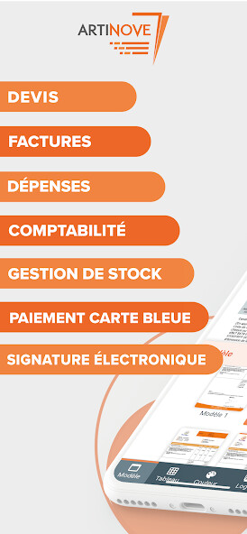 Emulate iPhone app Artinove? Devis Facture facile using MyAndroid Emulate iPhone app Artinove? Devis Facture facile using MyAndroid