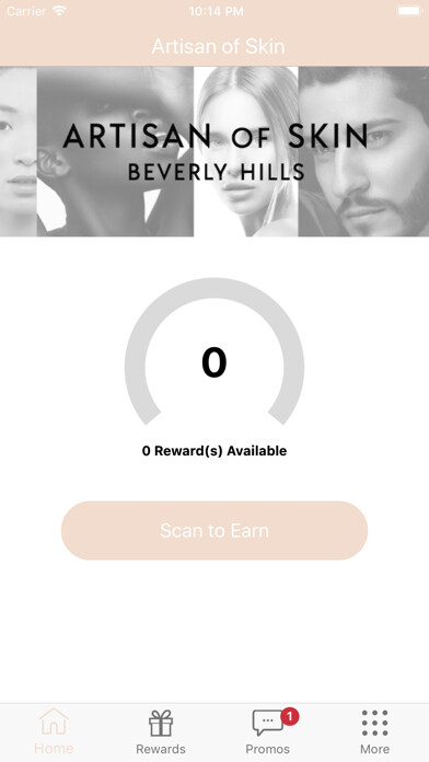 Emulate iPhone app Artisan of Skin Rewards using MyAndroid Emulate iPhone app Artisan of Skin Rewards using MyAndroid