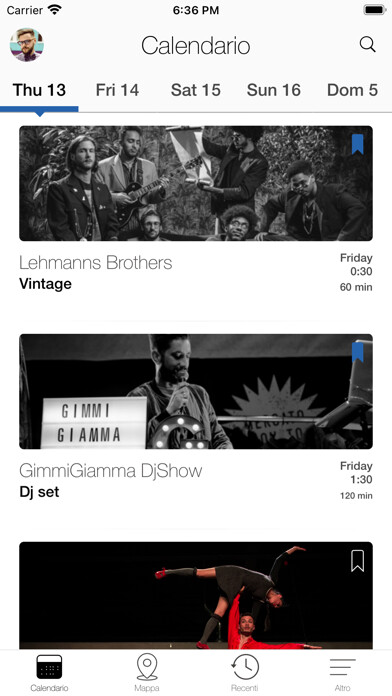 Emulate iPhone app Artisti in Piazza using MyAndroid Emulate iPhone app Artisti in Piazza using MyAndroid