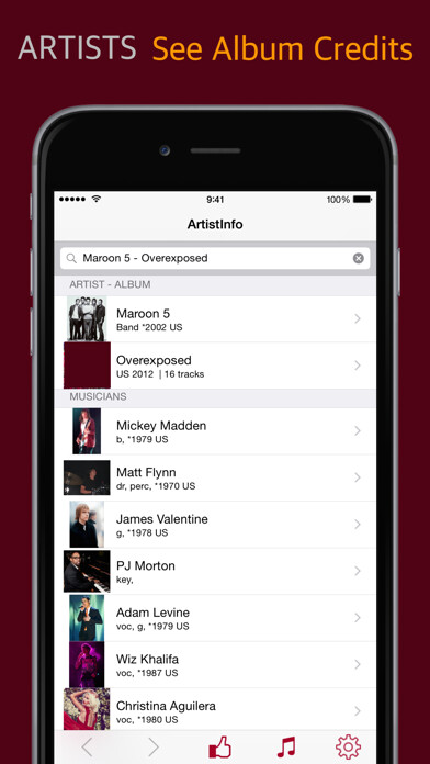 Emulate iPhone app ArtistInfo using MyAndroid Emulate iPhone app ArtistInfo using MyAndroid