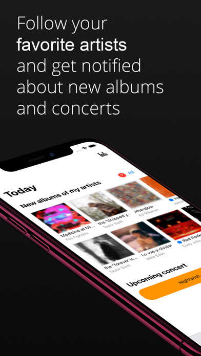 Emulate iPhone app ArtistShot - new releases using MyAndroid