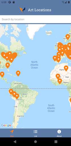 Run android online APK Art Locations from MyAndroid or emulate Art Locations using MyAndroid