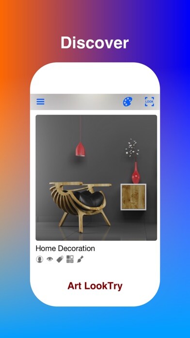 Emulate iPhone app Art LookTry using MyAndroid