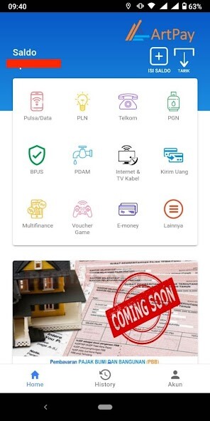 Run android online APK ArtPay from MyAndroid or emulate ArtPay using MyAndroid