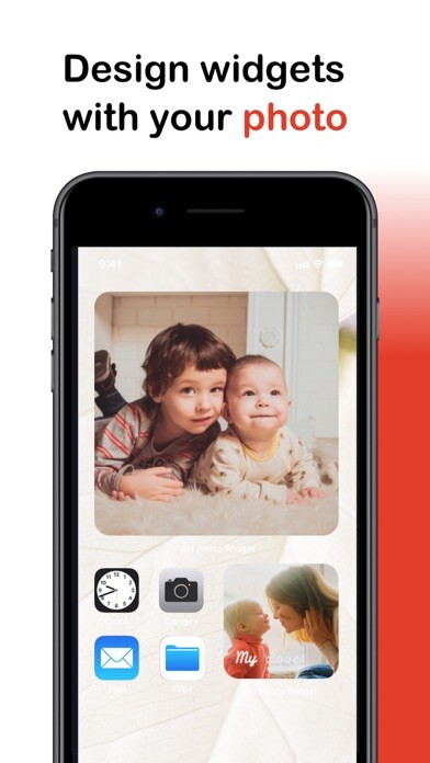 Emulate iPhone app Art Photo Widget-Home Coloring using MyAndroid