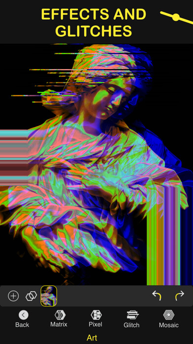 Emulate iPhone app ArtsBreak: Photo effect editor using MyAndroid