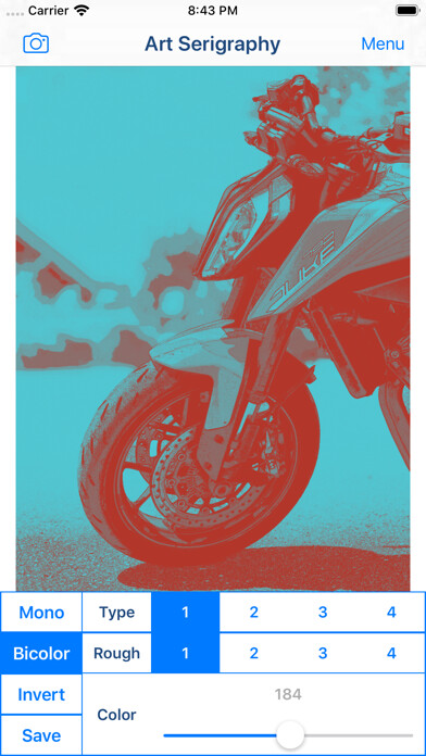 Emulate iPhone app Art Serigraphy - Photo Editor using MyAndroid Emulate iPhone app Art Serigraphy - Photo Editor using MyAndroid