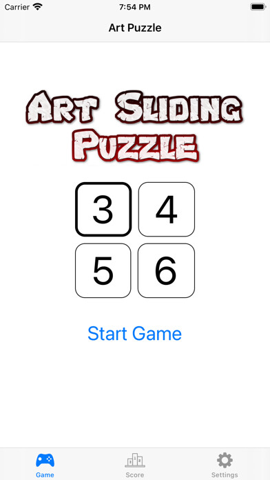 Emulate iPhone app Art Sliding Puzzle using MyAndroid Emulate iPhone app Art Sliding Puzzle using MyAndroid