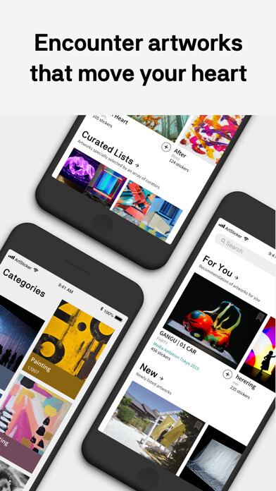 Emulate iPhone app ArtSticker - Buy & Discuss Art using MyAndroid