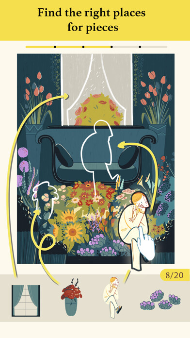 Emulate iPhone app Art Story: Color Art Puzzle using MyAndroid