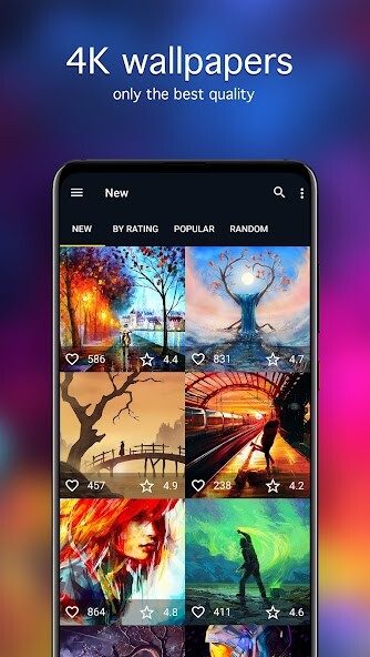 Run android online APK Art Wallpapers 4K (Drawn) from MyAndroid or emulate Art Wallpapers 4K (Drawn) using MyAndroid