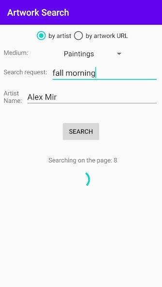Run android online APK Artwork Search from MyAndroid or emulate Artwork Search using MyAndroid