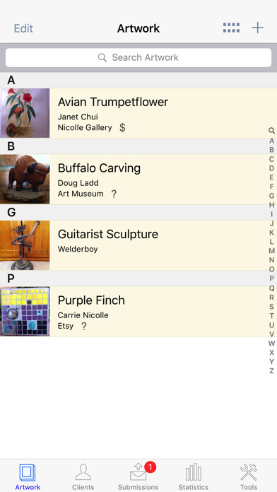 Emulate iPhone app Artwork Tracker Lite using MyAndroid Emulate iPhone app Artwork Tracker Lite using MyAndroid