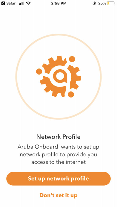 Emulate iPhone app Aruba Onboard using MyAndroid Emulate iPhone app Aruba Onboard using MyAndroid