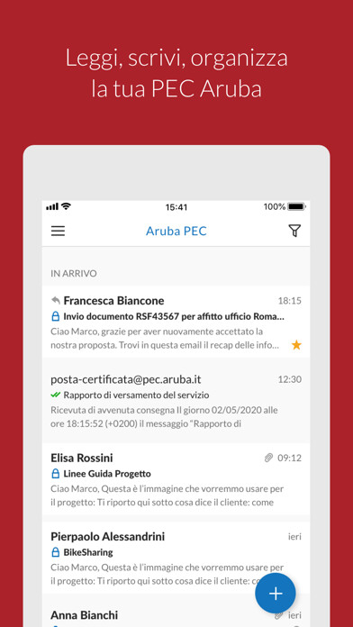 Emulate iPhone app Aruba PEC using MyAndroid Emulate iPhone app Aruba PEC using MyAndroid