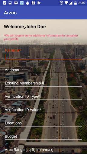 Run android online APK ArzooHomes from MyAndroid or emulate ArzooHomes using MyAndroid