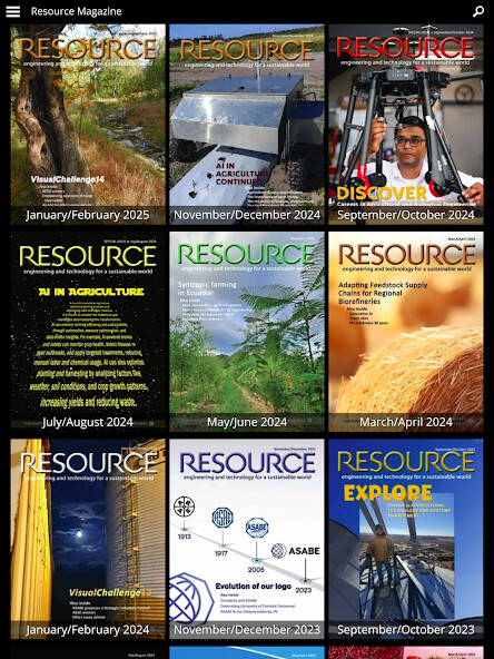 Run android online APK ASABE’s Resource Magazine from MyAndroid or emulate ASABE’s Resource Magazine using MyAndroid