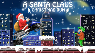 Emulate iPhone app A Santa Claus Christmas Run - Free HD Racing Game using MyAndroid