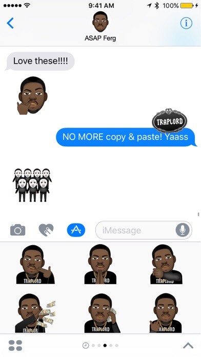 Emulate iPhone app ASAP Ferg ™ by Moji Stickers using MyAndroid Emulate iPhone app ASAP Ferg ™ by Moji Stickers using MyAndroid