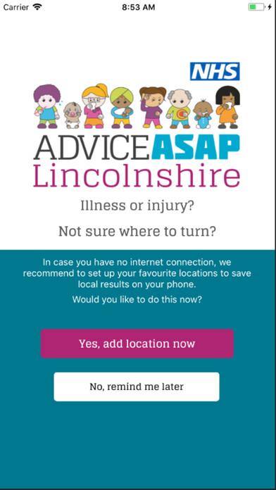 Emulate iPhone app ASAP Lincs NHS using MyAndroid Emulate iPhone app ASAP Lincs NHS using MyAndroid