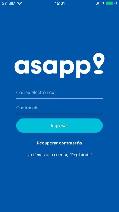 Emulate iPhone app ASAPP - As Soon As Possible Ap using MyAndroid