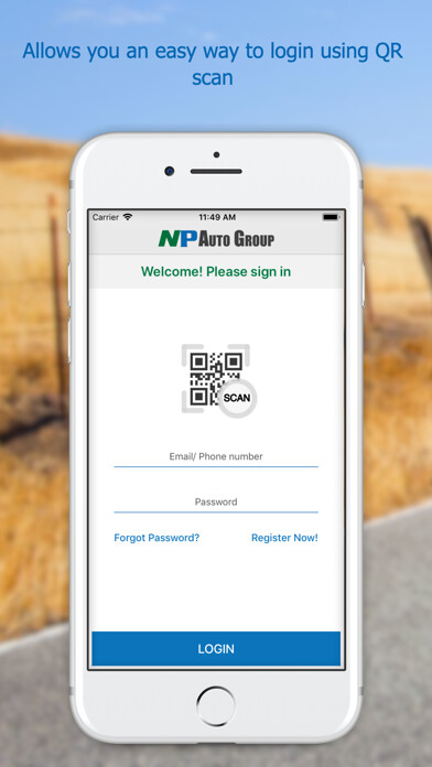 Emulate iPhone app ASAP Rent using MyAndroid