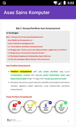 Run android online APK Asas Sains Komputer from MyAndroid or emulate Asas Sains Komputer using MyAndroid