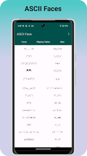 Run android online APK ASCII Faces from MyAndroid or emulate ASCII Faces using MyAndroid