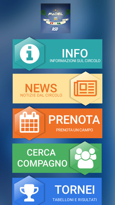 Emulate iPhone app ASD Padel Italia using MyAndroid Emulate iPhone app ASD Padel Italia using MyAndroid