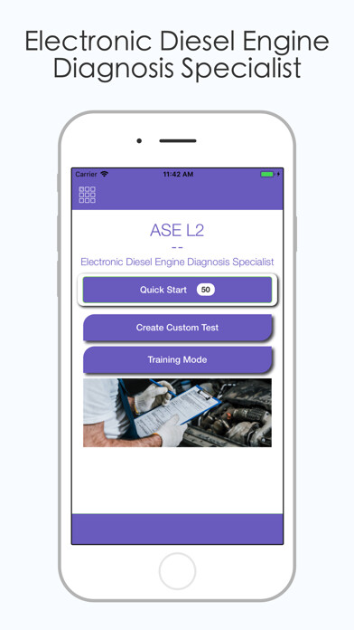 Emulate iPhone app ASE L2 Test Prep using MyAndroid