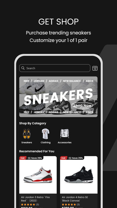 Emulate iPhone app Asens-Sneakerhead Community using MyAndroid