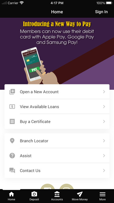 Emulate iPhone app A & S Federal Credit Union using MyAndroid Emulate iPhone app A & S Federal Credit Union using MyAndroid