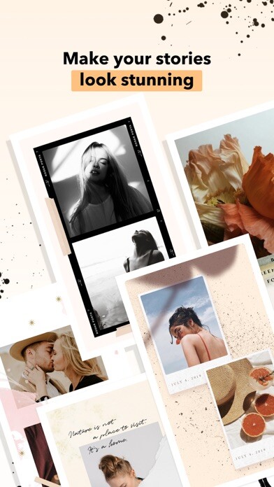 Emulate iPhone app Ash - insta art & story maker using MyAndroid