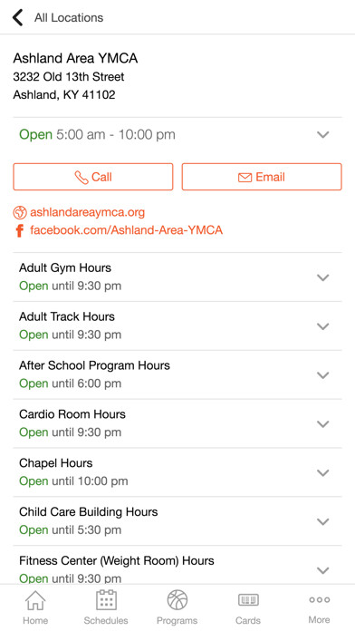 Emulate iPhone app Ashland Area YMCA using MyAndroid Emulate iPhone app Ashland Area YMCA using MyAndroid