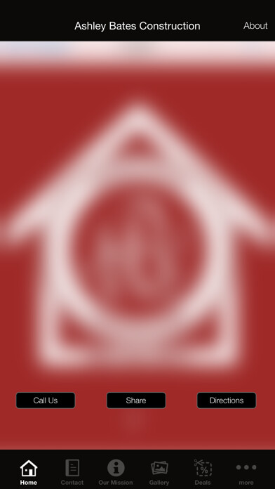 Emulate iPhone app Ashley Bates Construction using MyAndroid