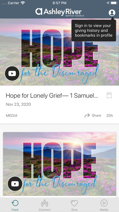 Emulate iPhone app Ashley River Church using MyAndroid Emulate iPhone app Ashley River Church using MyAndroid