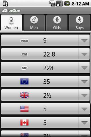 Emulate Android APK aShoesize LITE