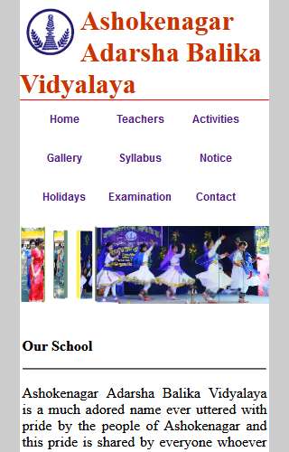 Run android online APK Ashokenagar Adarsha Balika Vidyalaya from MyAndroid or emulate Ashokenagar Adarsha Balika Vidyalaya using MyAndroid