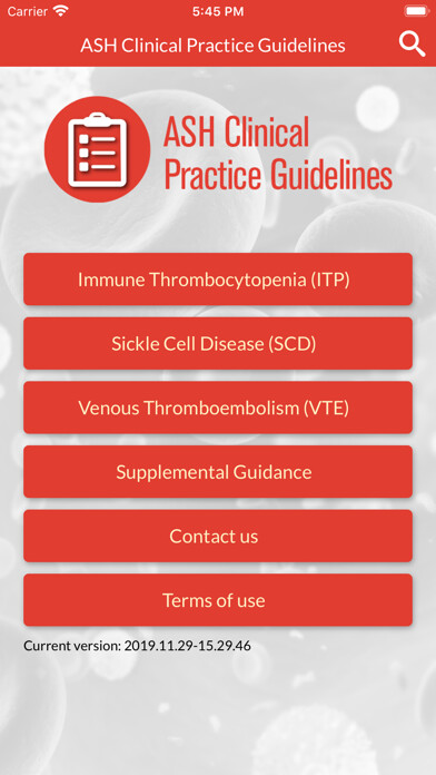 Emulate iPhone app ASH Practice Guidelines using MyAndroid Emulate iPhone app ASH Practice Guidelines using MyAndroid