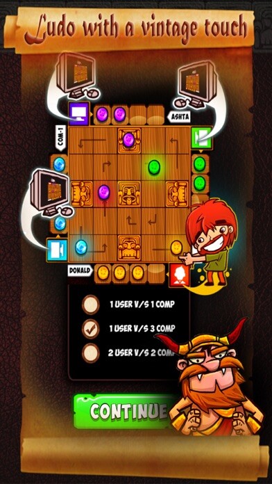 Emulate iPhone app Ashta Chamma - Ancient Indian Ludo using MyAndroid