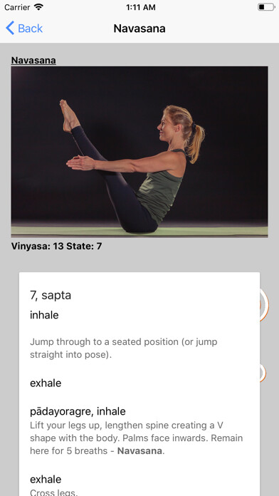 Emulate iPhone app Ashtanga Yoga Primary Series using MyAndroid Emulate iPhone app Ashtanga Yoga Primary Series using MyAndroid