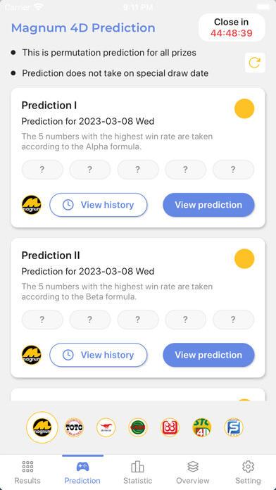 Emulate iPhone app Asia 4D Result Predictions using MyAndroid Emulate iPhone app Asia 4D Result Predictions using MyAndroid