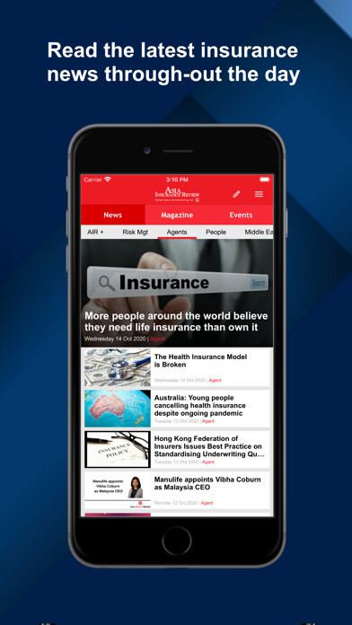 Emulate iPhone app Asia Insurance Review (AIR) using MyAndroid Emulate iPhone app Asia Insurance Review (AIR) using MyAndroid