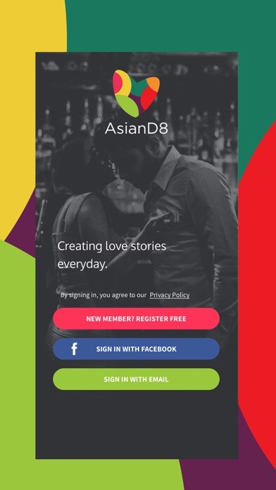 Emulate iPhone app AsianD8 - South Asian Dating using MyAndroid