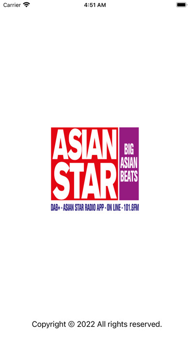 Emulate iPhone app Asian Star Radio using MyAndroid