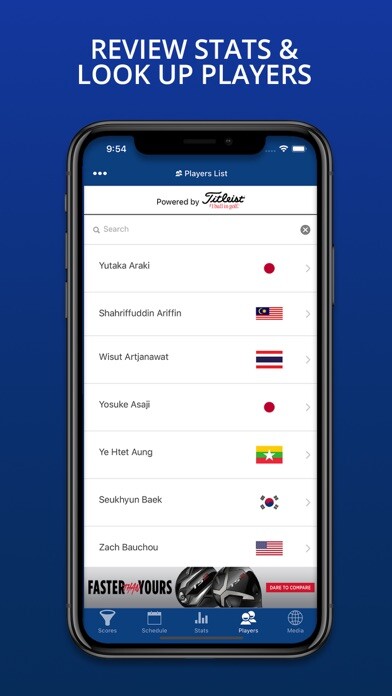 Emulate iPhone app Asian Tour using MyAndroid