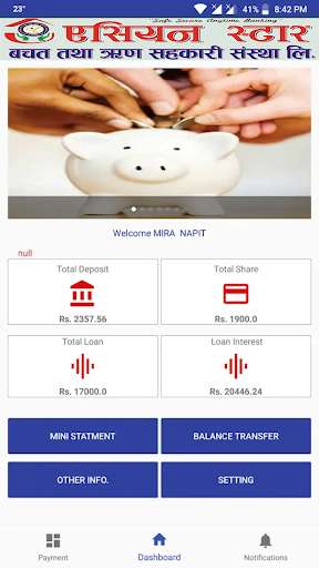 Run android online APK Asia Star SACCOS from MyAndroid or emulate Asia Star SACCOS using MyAndroid