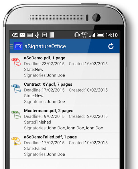 Run android online APK aSignatureOffice from MyAndroid or emulate aSignatureOffice using MyAndroid